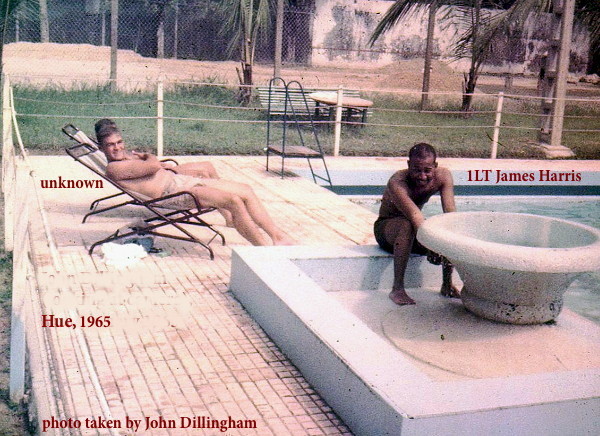 Swimming at Hue, 1966. 1LT James A. Harris, Infantry, 05223565 Swimming at Hue, 1966. 1LT James A. Harris, Infantry, 05223565